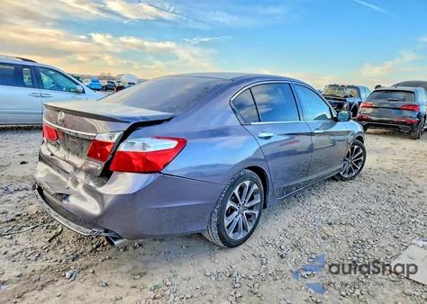 2015 Honda Accord Sport from USA, damaged, VIN 1HGCR2F53FA010964